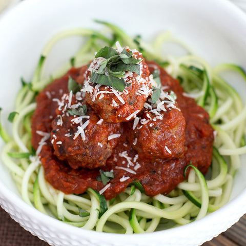 Meatballs & Zucchini