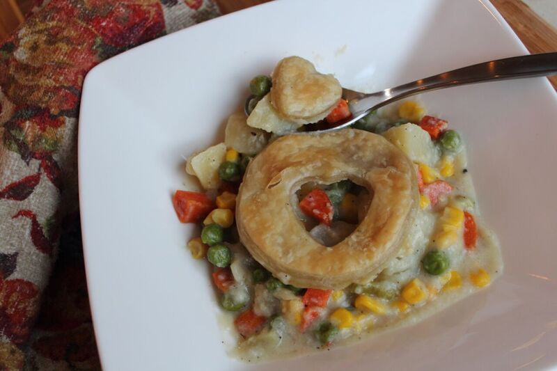 Chicken Pot Pie Family Style