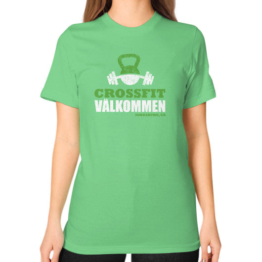 Unisex T-Shirt (on woman) Grass Crossfit Valkommen Store