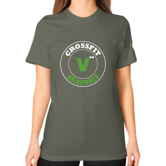 Unisex T-Shirt (on woman) Lieutenant Crossfit Valkommen Store
