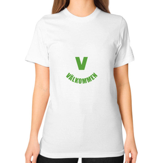 Unisex T-Shirt (on woman) White Crossfit Valkommen Store