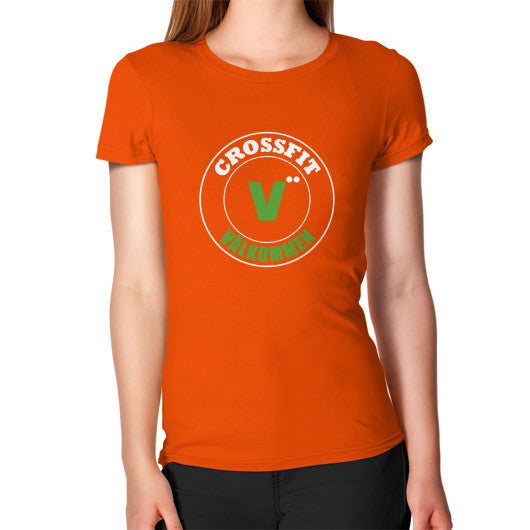 Women's T-Shirt Orange Crossfit Valkommen Store