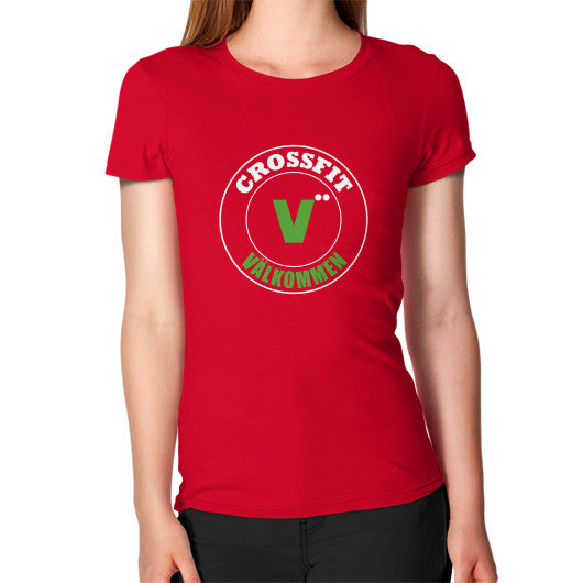 Women's T-Shirt Red Crossfit Valkommen Store